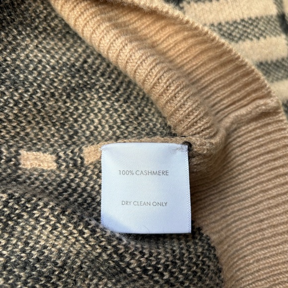 WHITE + WARREN Cashmere Plaid Crewneck - Picture 6 of 9